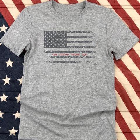 Tee One Nation Grey