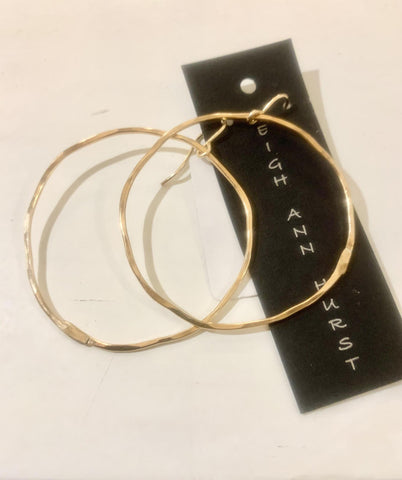 J Ear Round Hoops