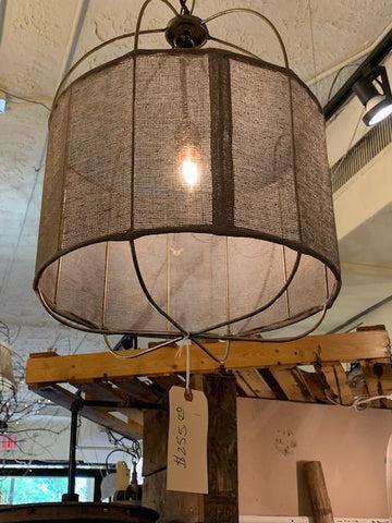 LGIFT Basket Light with Fabric Overlay